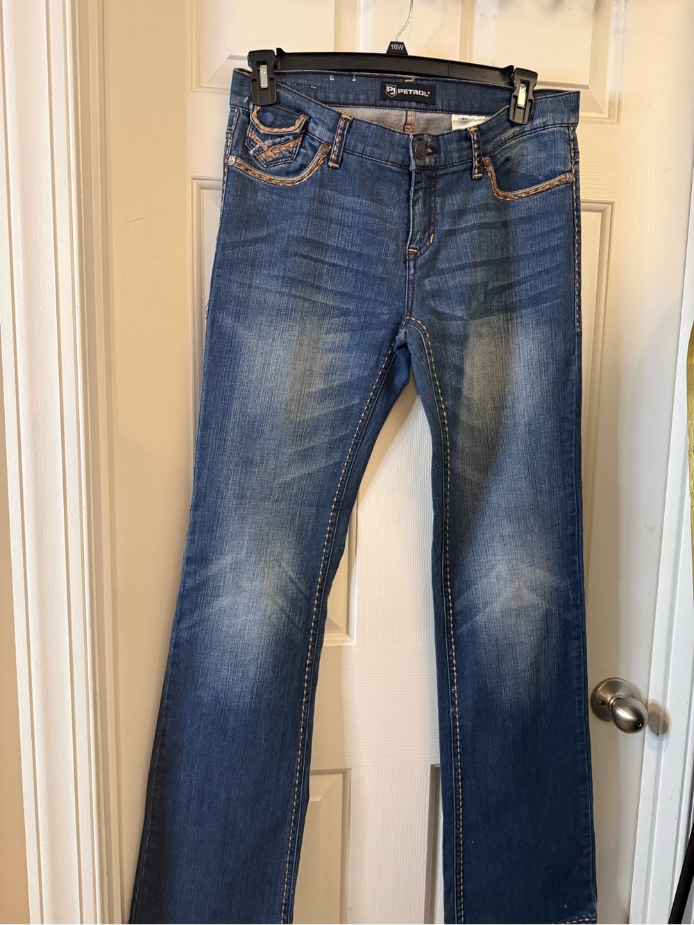 Petrol Industries Women's Blue Bootcut Jeans - Mid Rise